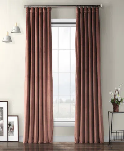 Half Price Drapes Pillow White Heritage Plush Velvet Room Darkening Curtain