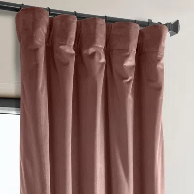 Half Price Drapes Pillow White Heritage Plush Velvet Room Darkening Curtain
