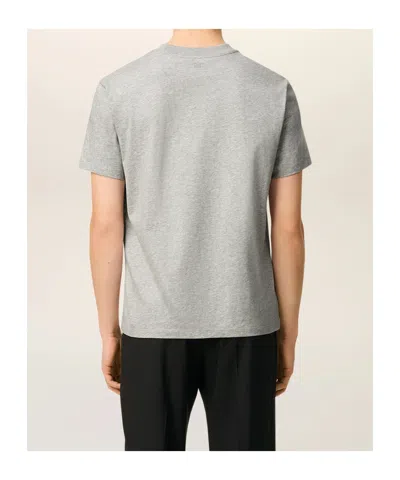 Ami Alexandre Mattiussi Ami Paris T-shirt Ami De Coeur Grey In Cotton Men In Gray