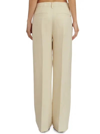 Dondup Reina Trousers In Viscose And Linen