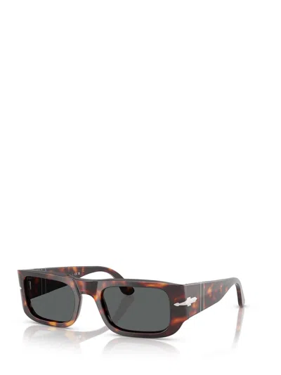 Persol Rectangular Frame Sunglasses In Animal Print