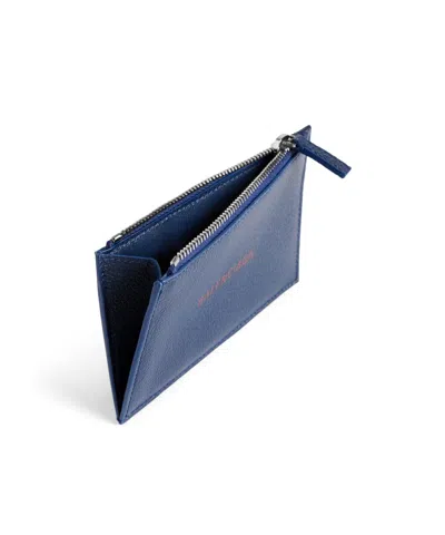 Balenciaga Men's Cash Long Coin And Card Holder Large  In Navy/burgundy