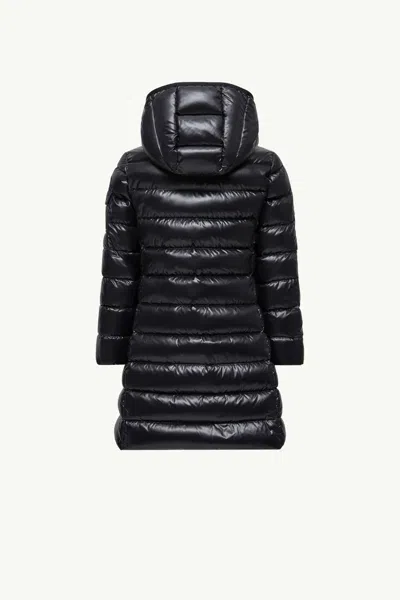 Moncler Moka Hooded Down Jacket In Black