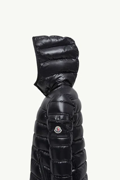 Moncler Moka Hooded Down Jacket In Black