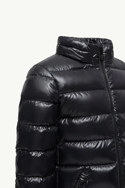 Moncler Moka Hooded Down Jacket In Black