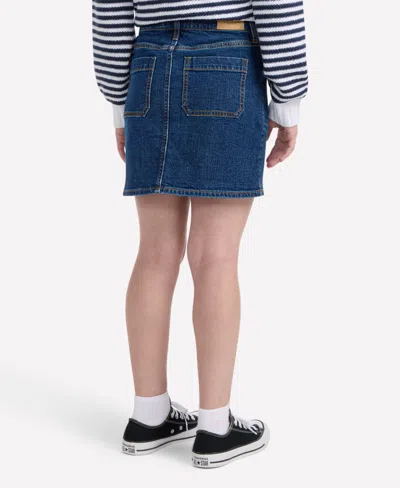 Abercrombie Girls Denim Mini Skirt In Blue