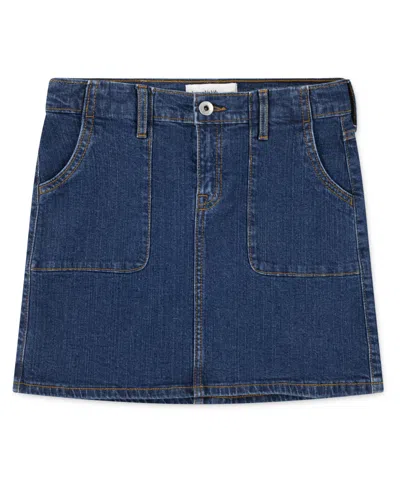 Abercrombie Girls Denim Mini Skirt In Blue