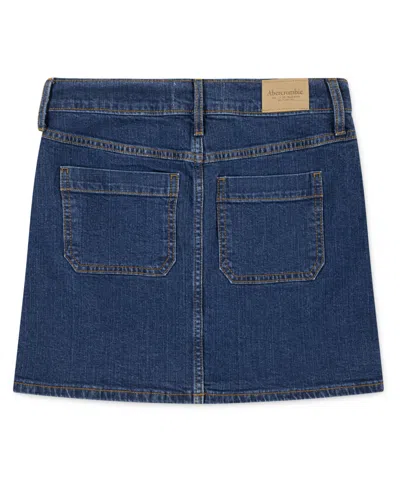 Abercrombie Girls Denim Mini Skirt In Blue