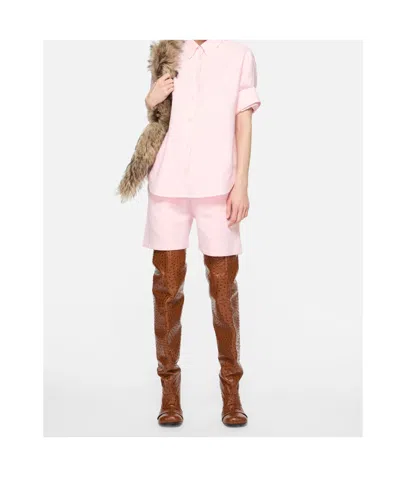 Acne Studios Button-up Shirt In Pink