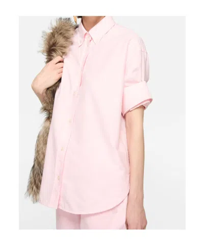 Acne Studios Button-up Shirt In Pink