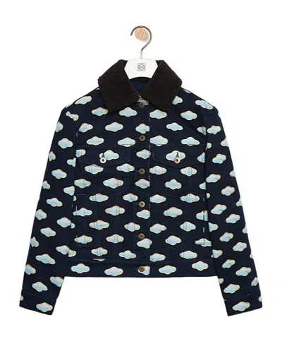 Loewe Jacket In Denim In Black