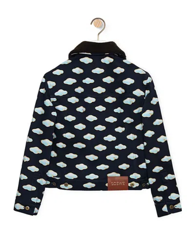 Loewe Jacket In Denim In Black
