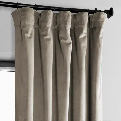 Half Price Drapes Pillow White Heritage Plush Velvet Room Darkening Curtain