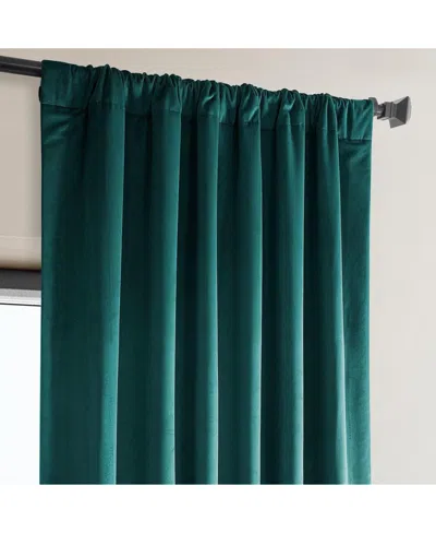 Half Price Drapes Pillow White Heritage Plush Velvet Room Darkening Curtain