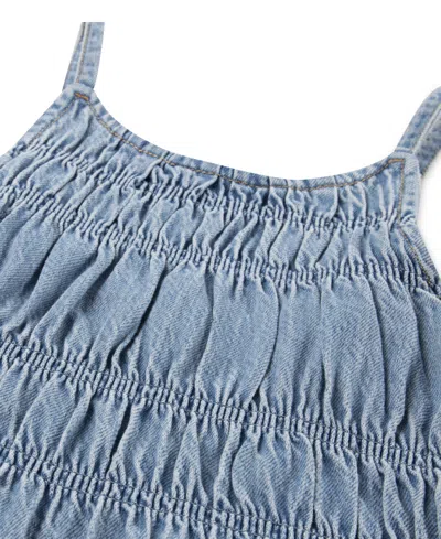 Abercrombie Girls High Neck Jumpsuit In Blue