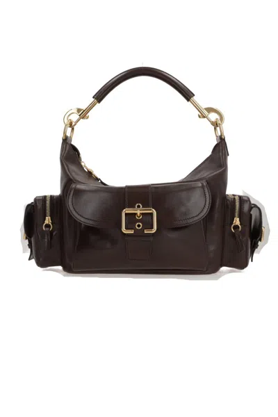 Chloé Chocolate Leather Camera Bag Handbag In Brown