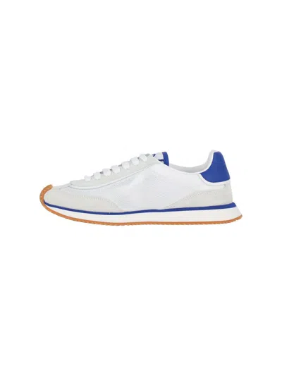 Dolce & Gabbana Logo Lace-up Sneakers In Blue
