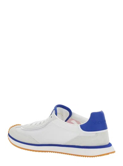 Dolce & Gabbana Logo Lace-up Sneakers In Blue