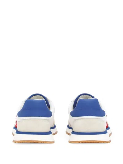 Dolce & Gabbana Logo Lace-up Sneakers In Blue