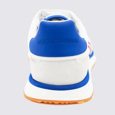 Dolce & Gabbana Logo Lace-up Sneakers In Blue