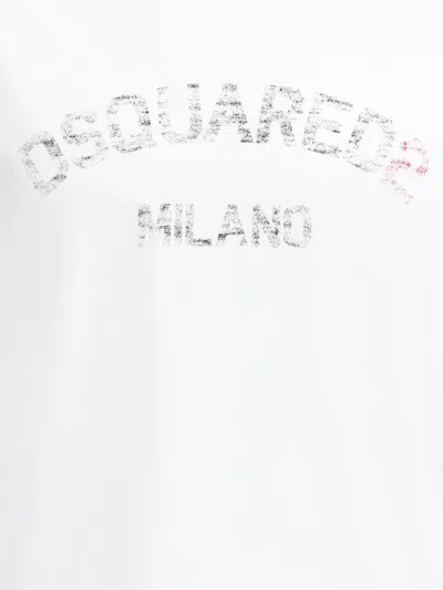 Dsquared2 Dsquared Men Printed T-shirt In White