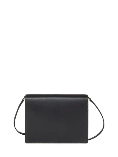 Dolce & Gabbana Women Shoulder Bag With Embossed Logo In Black