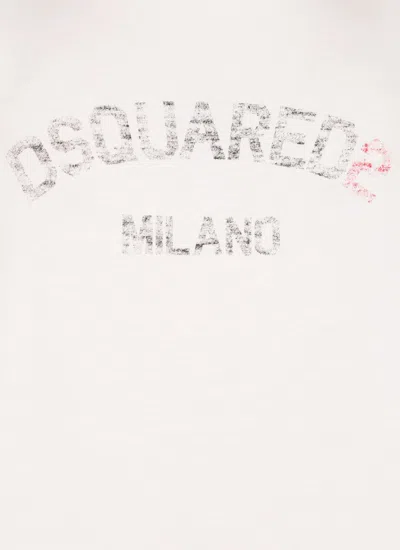Dsquared2 Dsquared Men Printed T-shirt In White