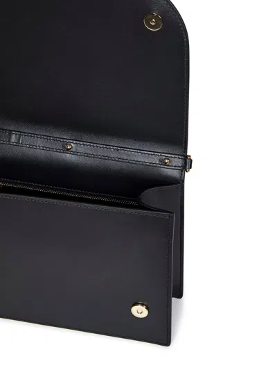 Dolce & Gabbana Women Shoulder Bag With Embossed Logo In Black