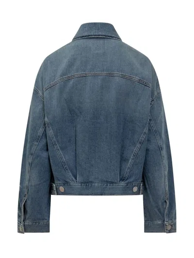 Pinko Veste En Jean Avec Poches Poitrine In Blue