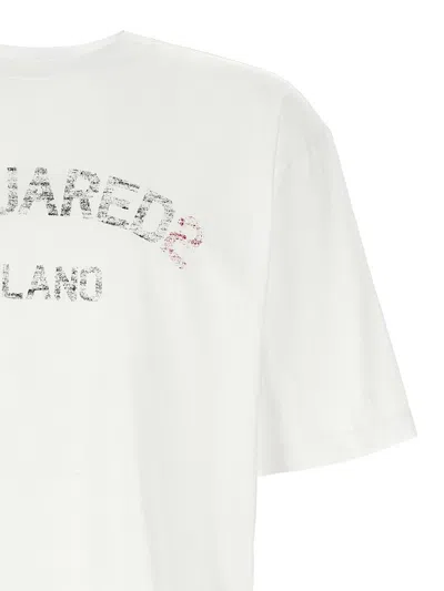 Dsquared2 Dsquared Men Printed T-shirt In White