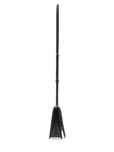 Dolce & Gabbana Women Shoulder Bag With Embossed Logo In Black