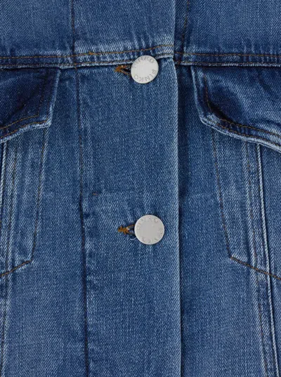 Pinko Veste En Jean Avec Poches Poitrine In Blue