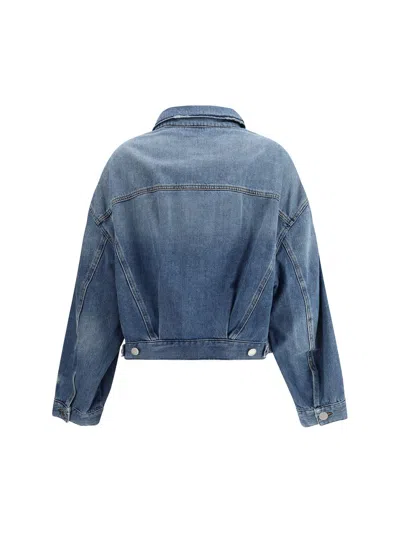 Pinko Veste En Jean Avec Poches Poitrine In Blue