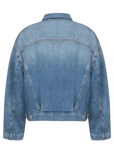 Pinko Veste En Jean Avec Poches Poitrine In Blue