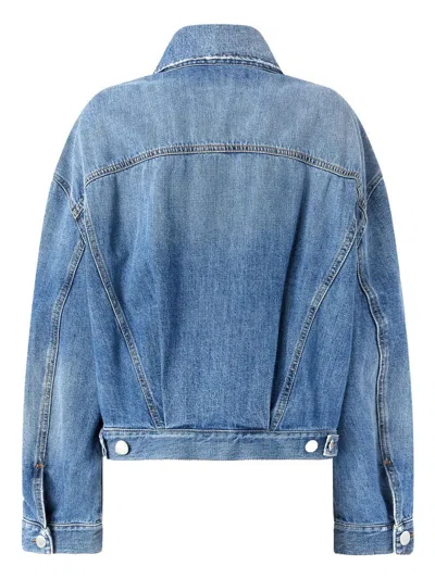 Pinko Veste En Jean Avec Poches Poitrine In Blue