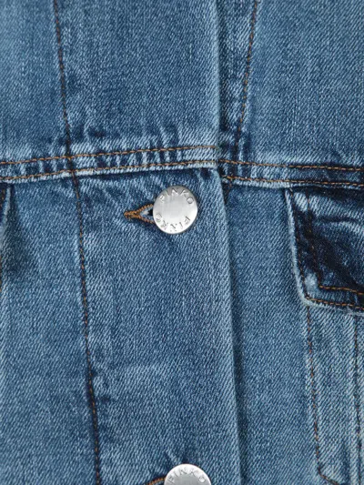 Pinko Veste En Jean Avec Poches Poitrine In Blue