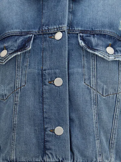 Pinko Veste En Jean Avec Poches Poitrine In Blue