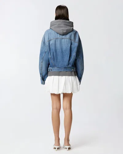 Pinko Veste En Jean Avec Poches Poitrine In Blue