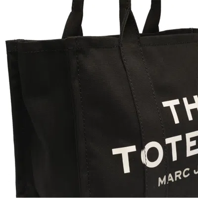 Marc Jacobs The Tote Bag Large Canvas Tote In Black