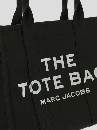 Marc Jacobs The Tote Bag Large Canvas Tote In Black