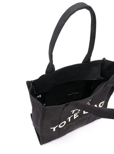 Marc Jacobs The Tote Bag Large Canvas Tote In Black
