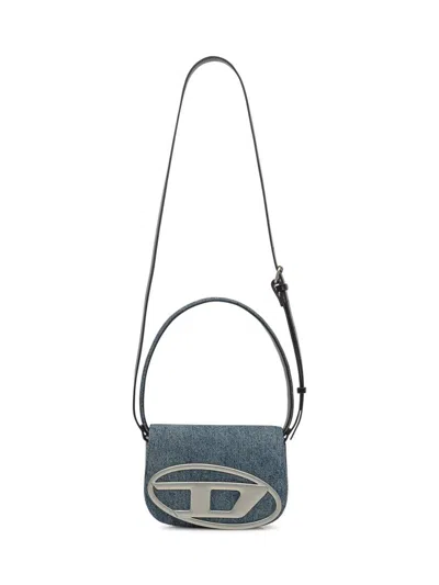Diesel Blue 1dr Shoulder Bag In Gray