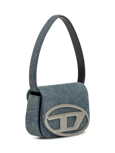Diesel Blue 1dr Shoulder Bag In Gray
