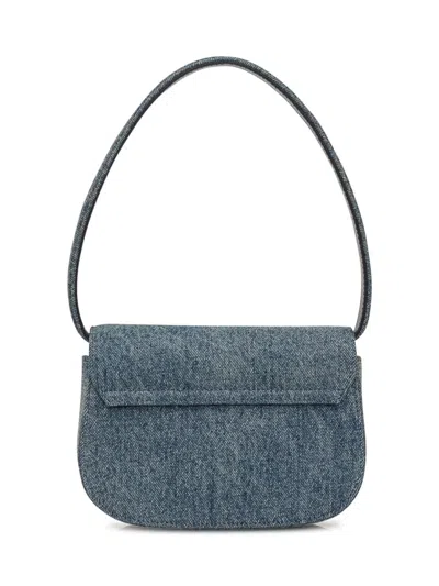 Diesel Blue 1dr Shoulder Bag In Gray