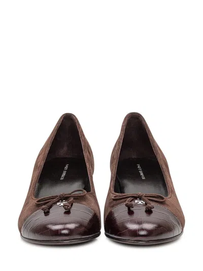 Tory Burch Cap-toe Suede Pumps