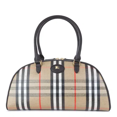 Burberry Highlands Bowling Bag In Multi