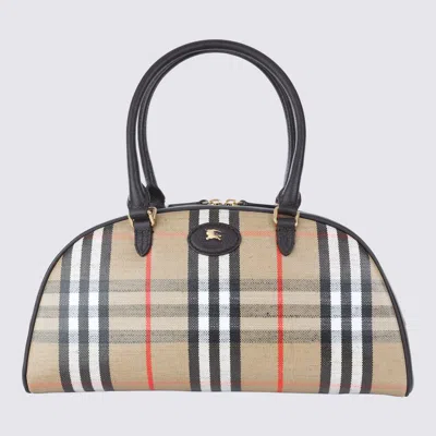 Burberry Highlands Bowling Bag In Multi