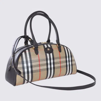 Burberry Highlands Bowling Bag In Multi