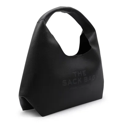 Marc Jacobs Black Leather The Sack Shoulder Bag In Black