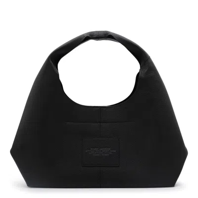 Marc Jacobs Black Leather The Sack Shoulder Bag In Black